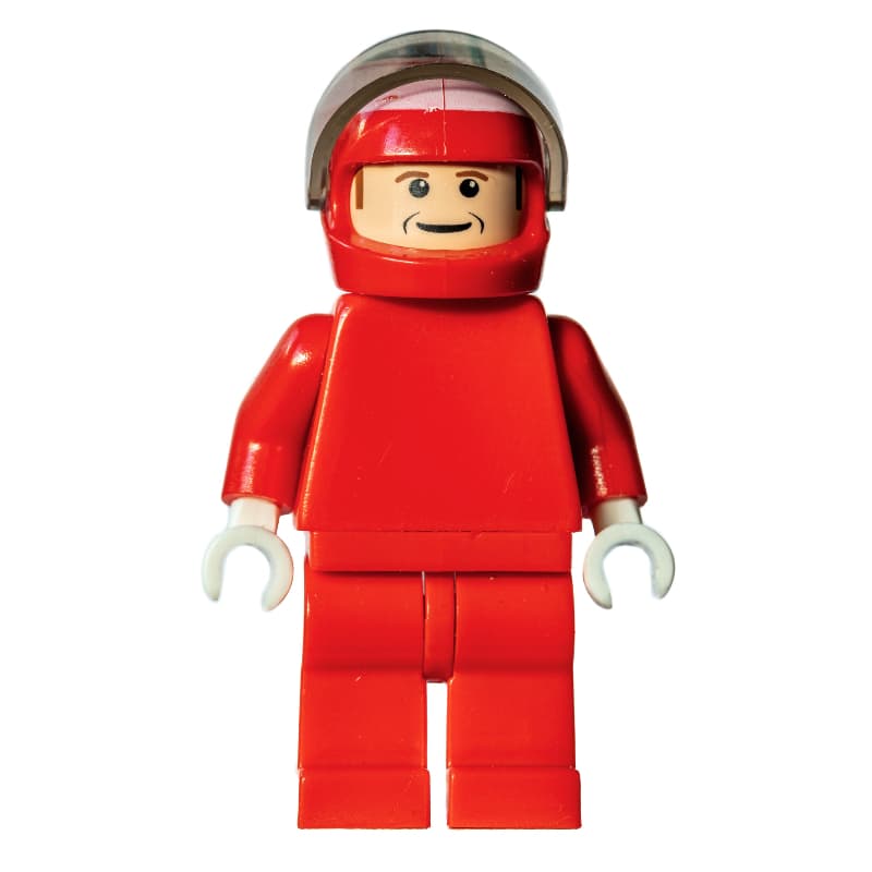 Minifigs Race Driver - R. Barrichello RF. Massa - Printed Helmet (FIG-007638)