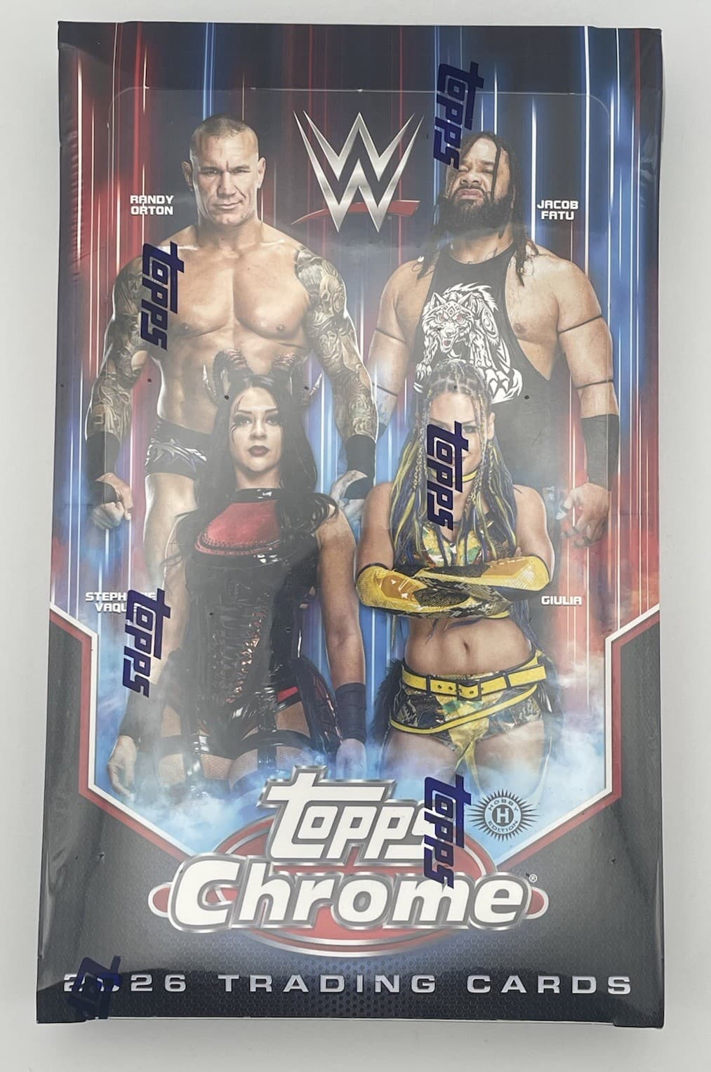 Wrestling 2026 Topps Chrome WWE Hobby Box