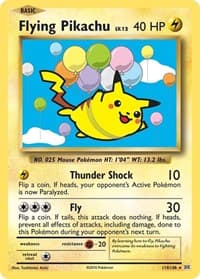 XY - Evolutions Flying Pikachu #110/108
