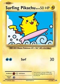 XY - Evolutions Surfing Pikachu #111/108