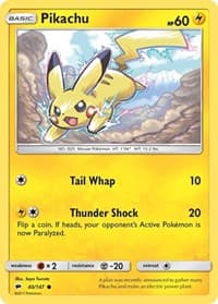 SM - Burning Shadows Pikachu #40/147