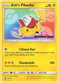 SM Promos Ash's Pikachu - SM108 #SM108