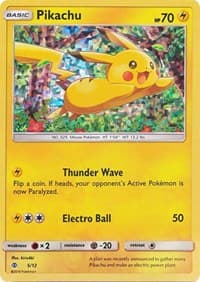 McDonald's Promos 2017 Pikachu - 5/12 #005/012