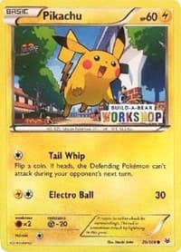 Miscellaneous Cards & Products Pikachu - 20/108 (Build-A-Bear Workshop Exclusive) #020/108