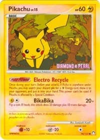 Burger King Promos Pikachu - 94/123 (Diamond & Pearl) #094/123