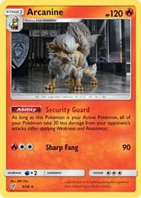 Detective Pikachu Arcanine #6/18