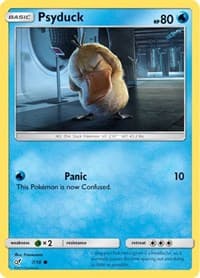 Detective Pikachu Psyduck (Holo Common) #7/18