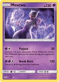 Detective Pikachu Mewtwo #12/18