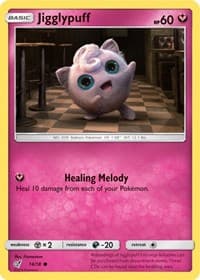 Detective Pikachu Jigglypuff (Holo Common) #14/18