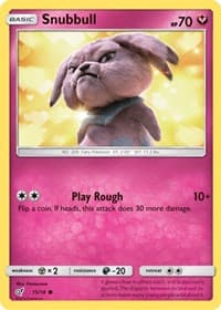 Detective Pikachu Snubbull (Holo Common) #15/18