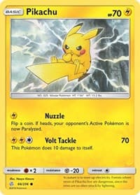 SM - Cosmic Eclipse Pikachu #66/236