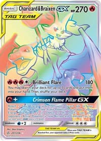 SM - Cosmic Eclipse Charizard & Braixen GX (Secret) #251/236