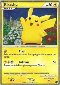 Pikachu World Collection Promos Pikachu (Italian) #PW 2
