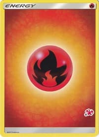 Battle Academy Fire Energy (#8 Charizard Stamped)