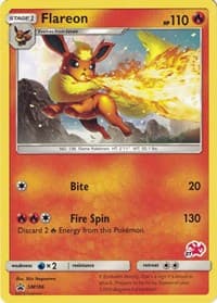 Battle Academy Flareon - SM186 (#27 Charizard Stamped) #SM186