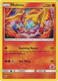 Battle Academy Moltres - 38/214 (#46 Charizard Stamped) #038/214