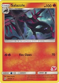 Battle Academy Salazzle - 34/236 (#7 Charizard Stamped) #034/236
