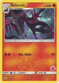 Battle Academy Salazzle - 34/236 (#49 Charizard Stamped) #034/236