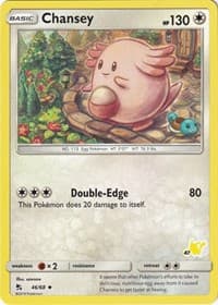 Battle Academy Chansey - 46/68 (#47 Pikachu Stamped) #046/068