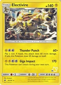 Battle Academy Electivire - 43/147 (#53 Pikachu Stamped) #043/147