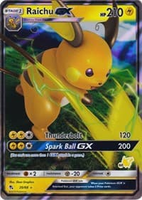 Battle Academy Raichu GX - 20/68 (#60 Pikachu Stamped) #020/068