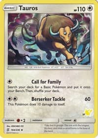 Battle Academy Tauros - 164/236 (#37 Pikachu Stamped) #164/236