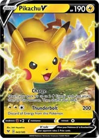 SWSH04: Vivid Voltage Pikachu V #043/185