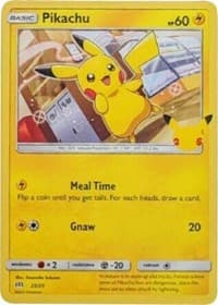 McDonald's 25th Anniversary Promos Pikachu - 25/25 #025/025