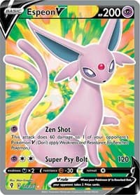 SWSH07: Evolving Skies Espeon V (Full Art) #179/203