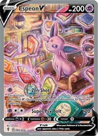 SWSH07: Evolving Skies Espeon V (Alternate Full Art) #180/203
