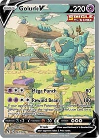 SWSH07: Evolving Skies Golurk V (Alternate Full Art) #182/203
