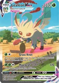 SWSH07: Evolving Skies Leafeon VMAX (Alternate Art Secret) #205/203