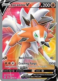 SWSH07: Evolving Skies Lycanroc V (Full Art) #187/203