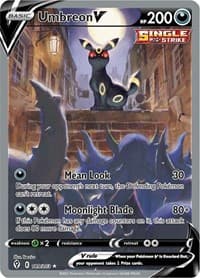 SWSH07: Evolving Skies Umbreon V (Alternate Full Art) #189/203