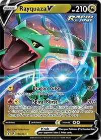 SWSH07: Evolving Skies Rayquaza V #110/203