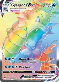 SWSH07: Evolving Skies Gyarados VMAX (Secret) #207/203