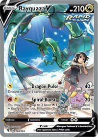SWSH07: Evolving Skies Rayquaza V (Alternate Full Art) #194/203