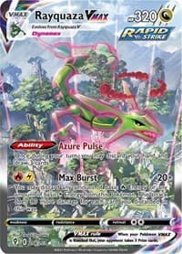 SWSH07: Evolving Skies Rayquaza VMAX (Alternate Art Secret) #218/203