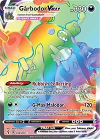 SWSH07: Evolving Skies Garbodor VMAX (Secret) #216/203
