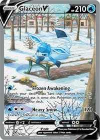 SWSH07: Evolving Skies Glaceon V (Alternate Full Art) #175/203