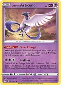 SWSH07: Evolving Skies Galarian Articuno #063/203