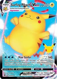 Celebrations Surfing Pikachu VMAX #009/025