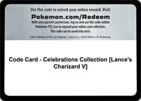 Celebrations Code Card - Celebrations Collection [Lance's Charizard V]