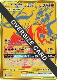 Jumbo Cards Reshiram & Charizard GX - SM247 #SM247