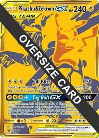Jumbo Cards Pikachu & Zekrom GX - SM248 #SM248