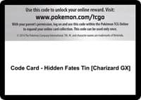 Hidden Fates Code Card - Hidden Fates Tin [Charizard GX]