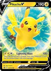 SWSH: Sword & Shield Promo Cards Pikachu V - SWSH198 #SWSH198