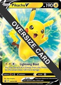 Jumbo Cards Pikachu V - SWSH198 #SWSH198
