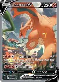 SWSH09: Brilliant Stars Charizard V (Alternate Full Art) #154/172