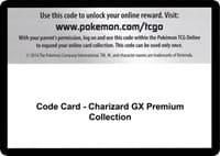 SM - Burning Shadows Code Card - Charizard GX Premium Collection